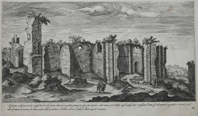 Caracalla fürdőinek romjai