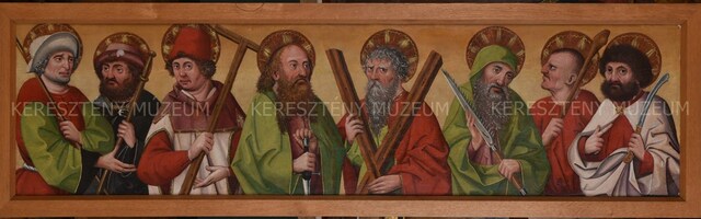 Predella nyolc apostollal