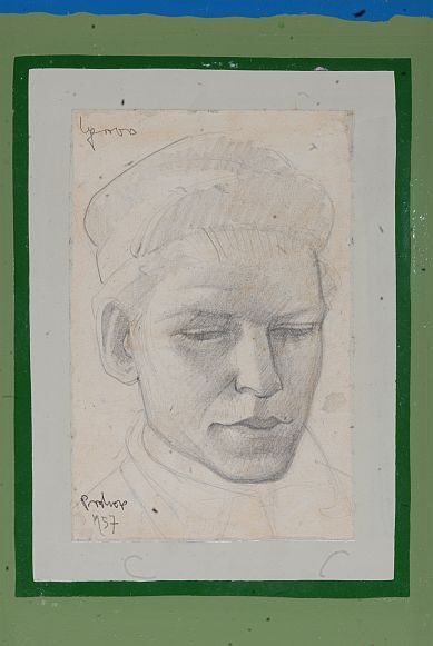Modell ceruzával