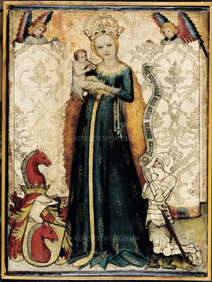 Kalászos Madonna donátorral