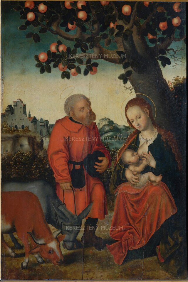 A pihenő Szent Család