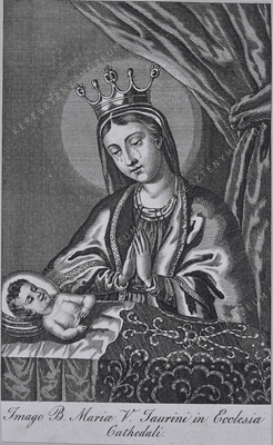 A győri székesegyház Madonna-keg...